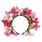 XANHOY Blumenstirnbänder für Damen, Braut, Blumenkrone für Hochzeit, Party, Zubehör, Blumengirlanden, Krone, Haarkranz, Blumenstirnbänder