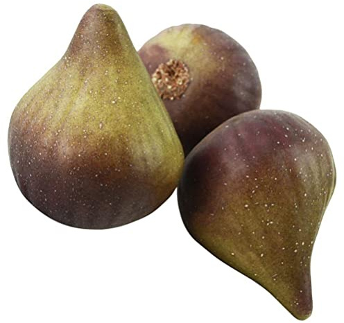 AMOYER 3 Pcs Artificial Fig Model Simulation Fake Fruits Decor Ornament for Home Kitchen Party Decoration Store Display Photography Props