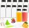ztarraum Juice Bottles 12 Pack- 8oz/250ml Empty Bottles with Lids for Milk Juice Smoothie and Other Drinkings Christmas gifts