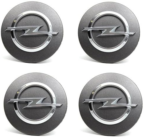 4 Stück Nabendeckel Felgendeckel Radkappen für OPEL Astra 59mm, ABS Felgenabdeckungen Dauerhafte Nabenkappen Felgenkappen Mit Logo Auto Zubehör