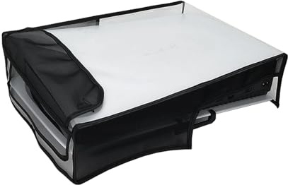 Cemobile Cubierta antipolvo horizontal con panel de malla transpirable, funda protectora de TPU de alta calidad para disco PS5 y edición digital, diseño de ventilación, impermeable y resistente a los