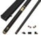 Taco de Billar 145CM Snooker Palo de Billar Punta de 10.2MM Carbono y Fibra de Vidrio Profesionales Pool Cue con Cue Case,18oz(Color:#2)