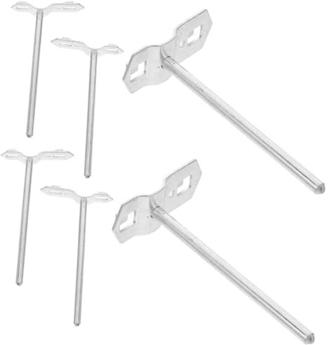 LIFKOME 6pièces Crochets Pour Panneaux Perforés Supports Pour Clés Et Outils Lot De Crochets Robustes Pour Organisation De Garage Et Maison