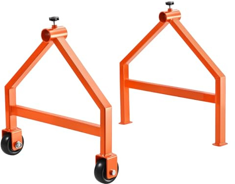 VEVOR Wire Spool Rack, 220 lbs Load Capacity, Portable Cable Caddy, Moveable Wire Rack with Wheels, Spool Holder, Up to 29.9 in Diameter, for Electrical Industrial and Retail Use, Working Efficiency