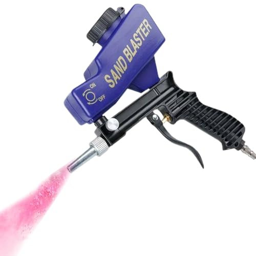 électrique de sablage – Décapant de peinture de rouille, ponceuse métallique portable | Pistolet de nettoyage industriel à main, compresseur de polisseuse de meubles en bois pour équipement de