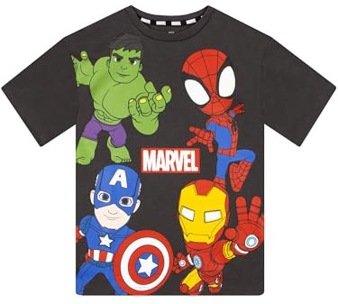 Marvel Spidey and His Amazing Friends Boys Tshirt, Boys Summer Top, Kids T Shirt, Spidey Kids Clothes, Ages 3 to 10 Years