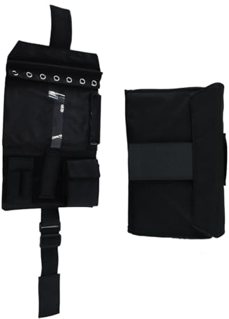 Gutol Planche de Genou réversible Noire Classique avec Porte-Bloc et Porte-Stylo, pour Pilotes Professionnels et Aviation générale.