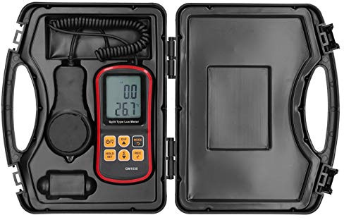 GM1030 Digitales Illuminometer, Luxmeter-Lichtmessgerät mit UART-Anschluss, 0~200.000Lx-Bereich für Beleuchtungsstärke- und Temperaturmessung, Bluetooth-kompatibel für