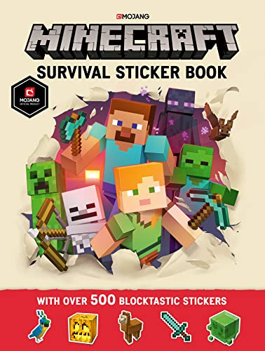 Minecraft Survival Sticker Book: The official Minecraft survival sticker guide book from Mojang for kids ages 6+