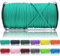 Ganzoo Paracord 550 Seil Türkis 4mm Schnur Typ 3, Nylon & Polyester, ideal für Basteln von Hundeleine Halsband Armband/Camping Survival und Outdoor 30 Meter Allzweckseil 7 Innenstränge