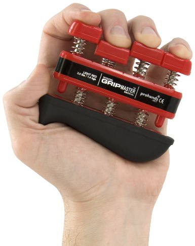 Gripmaster Hand und Fingertrainer (rot leicht)