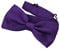 DonDon Edle violette Fliege bzw. Schleife mit Haken - bereits gebunden und verstellbar