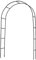 2er Set Defacto Rosenbogen Rankgitter Gartentor Rankhilfe - 240x140x38 cm - Metall - Farbe: Schwarz-Rostfrei DF-008