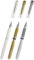 3er Pack Gelroller uni-ball® SIGNO UM 153 (3, [Weiß] + [Gold] + [Silber])