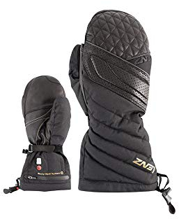 Lenz 4.0 Mittens Damen beheizbare Handschuhe (Black,L)