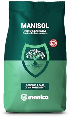 Manica Manisol concime fogliare con Rame 15Kg in Polvere bagnabile