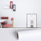VEELIKE Papel Pintado Pared Autoadhesivo Papel Adhesivo para Muebles Blanco Mate Papel Tapiz Impermeable Papel de Pared Cocina Armarios Dormitorio Sala Encimera Vinilos Pared Decorativos 40cm x 600cm