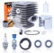Mtanlo 48mm Cylinder Piston for Husqvarna 261 262 262XP 262XPH 261 EPA Chainsaw,Cylinder & Piston Kit with Oil Seal Needle Bearing Spark Plug Decompression Valve 503907971 503541172