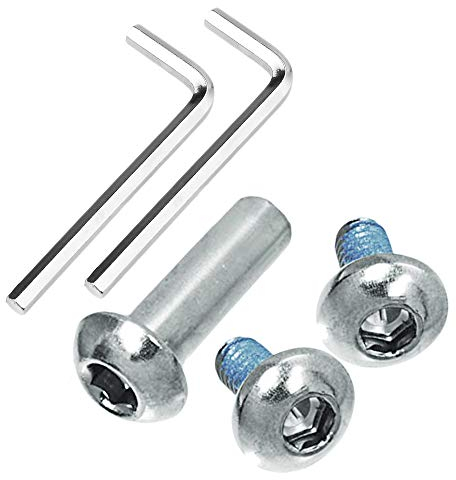 OTFAITP 24mm-120mm M8 Schrauben für Ersatz Kinder Kick/Erwachsene Roller Rollstuhl Klapptische und Stühle Reparatur