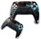 Finest Folia Schutzfolie kompatibel mit PS5 Sticker Hülle für Spiele Konsolen Controller Gehäuse Aufkleber Vinyl Folie Skin gegen Kratzer Design Cover R140 (Controller Set, Nr. 11 Hexagon)