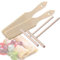 Smart-Planet Set di 2 distributori per crepes Maker e paletta – Distributore per pasta e spatole per pancake palato in legno di faggio