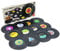 wongwongcat Untersetzer, Retro CD-Schallplatten-Untersetzer für Kaffee, Getränke, Geschirr, rutschfeste Coasters (12 Stück)