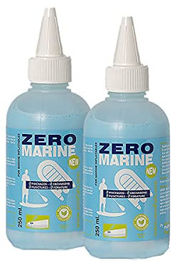 Zero Marine Anti Puncture Sealant For Paddle Surf Boards, Paddleboards, Inflatable Boats, Suited for All Marine Inflatables, Made of Natural Latex, Ideal for Surf Board Rentals (250 ml) (2 Pack)