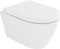 Alpenberger Spülrandlose Toilette | Keramik WC mit Nano Beschichtung | WC Sitz mit Absenkautomatik | Hänge WC für Badezimmer | Moderne Gäste WC Toiletten | Tiefspüler Passend Geberit