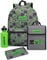 Minecraft Boys Backpack | Kids Creeper Zombie Enderman Villains Merchandise Rucksack Water Bottle | Back to School
