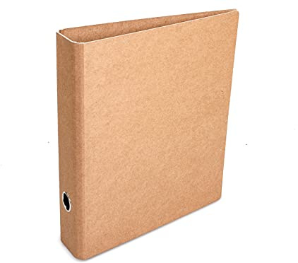 tyyp, Aktenordner, Ordner, Ringbuch, 100% Recyclingpapier, Handmade (Braun/Natur-Design)