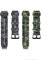 Onetuo Armband für XINGHESF Smartwatch, Sport Silikon Classic Camo Ersatzarmband für XINGHESF C20 / Tank M1 Smartwatch (grau+grün)