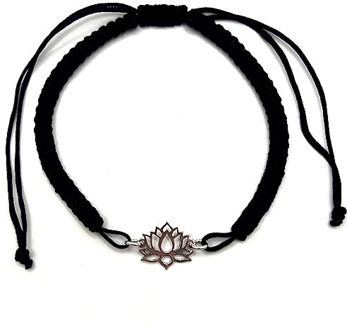 Bracelet fleur de lotus en argent sterling, VARIOS, Argent sterling, Pas de gemme