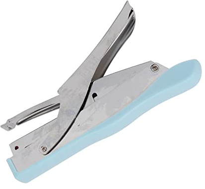 Small Stapler, Multi Purpose Ergonomic Hand Held Stapler for School (Blue)