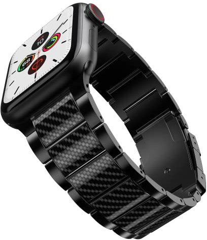 HQEUZ Pulsera de titanio compatible con Apple Watch, 49 mm, 46 mm, 45 mm, 44 mm, 42 mm, correa de metal ajustable, compatible con iWatch Ultra Series 10 9 8 7 6 5 4 3 SE, 49mm/46mm/45mm/44mm/42mm,
