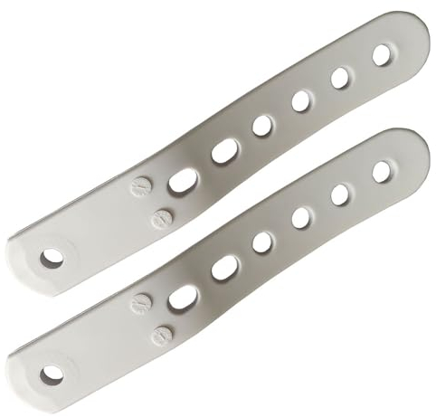 UP100 1 Paar Länge 150mm Weiß Gebogen Snowboard Loch Bindung Teile Knöchel Leiter Riemen für Snowboard Bindung System