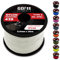 GO!elements 30m Cuerda Paracord de Nylon Resistente al desgarro - 3mm Paracord 425 Tipo II líneas como Cuerda para Exteriores, Cuerda para Todo Uso - línea de Nylon MAX. 192kg, Color: Blanco