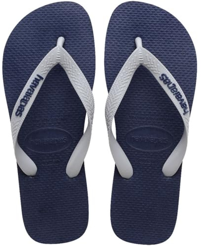 Havaianas Unisex Top Logo Pop Up Flipflop, Navy/Gray Ice