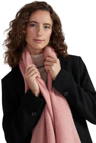 Style & Republic Damen Kaschmir Schal aus 100% Cashmere - dein kuscheliger Premium Schal für stilvolle Herbst- & Winter-Momente - Coral Melange