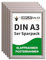 DISPLAY SALES Klapprahmen DIN A3 | 5 Stück | 25 mm Profil | Plakatrahmen in silber | Posterrahmen, Bilderrahmen aufklappbar im Sparpack | Wechselrahmen Budget