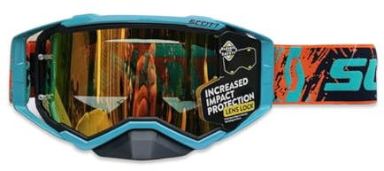 OLYSPM Motocross Brille UV-Schutz,Motorradbrille für Brillenträger mit Nasenschutz,Winddichte Staubdichte Linsen für OffRoad Racing Skiing