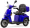 ECO ENGEL 506 25 km/h, 1000 Watt Seniorenmobil Dreirad E-Mobil Seniorenroller Elektrofahrzeug Straßenzulassung (Blau)