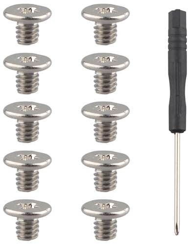 ZDE 10PCS M2.5 SSD Mounting Screws Kit M2.5x3mm Phillips Screws Fasteners Computer Motherboard Components with Screwdriver for Laptop PC Raspberry Pi TV Fan Switch