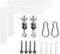 GAOFESA Universals Projectors Screen Wall Mounted Bracket Set L Bracket Styles Hooks For Home Movie Screen Hanging