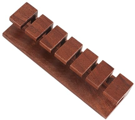 KALLORY Cable Organizer Clip Wire Organizer System for Home Tie Wire Holder Walnut Cord Hook with Convenient Access Compatible with Tv and USB Cables for Table and Rubber Surfaces Light