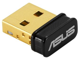 ASUS USB-BT600 Bluetooth 6.0 USB-Adapter | volle Abwärtskompatibilität mit Bluetooth 5, 4, 3, 2.1., LC3-Codec, bis zu 7 Geräte