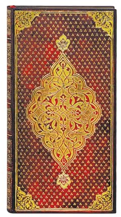 Golden Trefoil Slim Lined Journal (Elastic Band Closure)