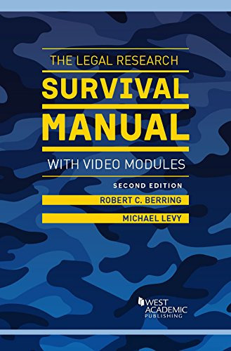 The Legal Research Survival Manual With Video Modules (Coursebook)