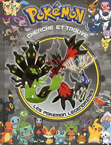 Cherche et Trouve Les Pokémon Légendaires: + 70 stickers