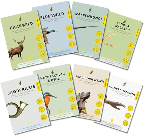 Jägerschmiede Lernhefte: Erfolgreich die Jagdprüfung bestehen & sicher zum Jagdschein – individuell, einprägsam & digital unterstützt [Standardwerk]