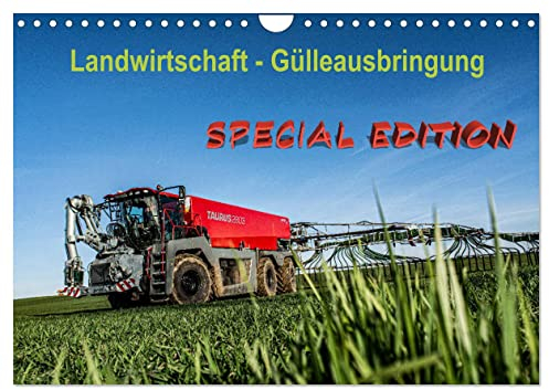Landwirtschaft - Gülleausbringung (Wandkalender 2025 DIN A4 quer), CALVENDO Monatskalender: Schlagkräftige Landtechnik bei der organischen Düngung (CALVENDO Technologie)